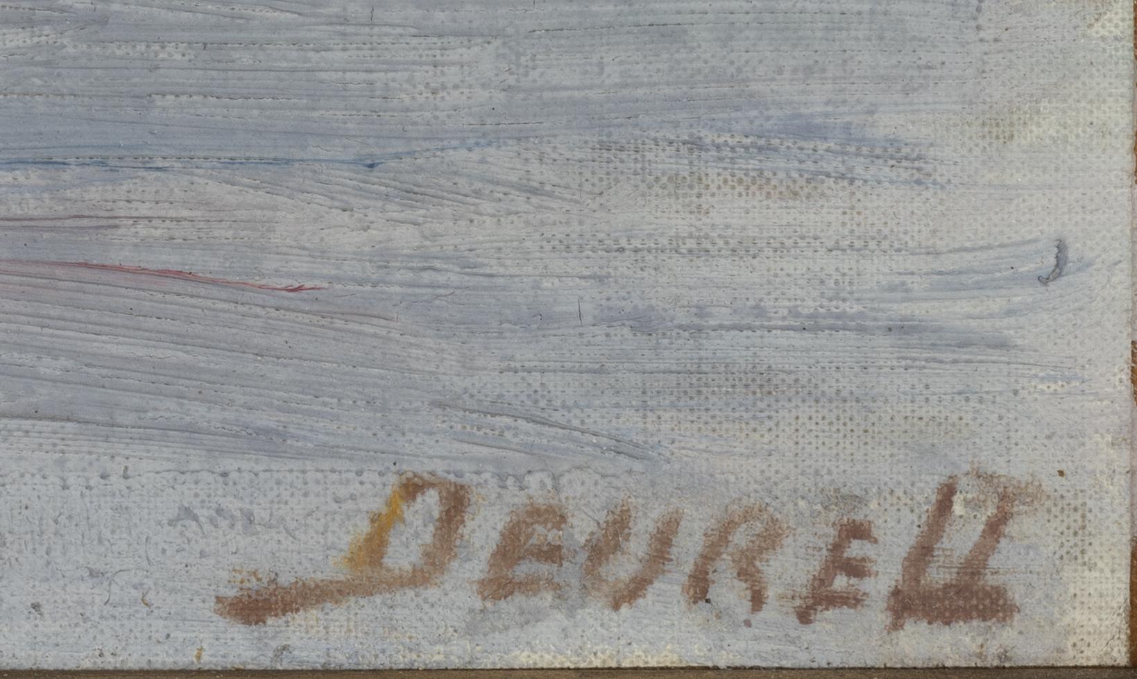Sven Deurell, oil on canvas laid down on panel, signed.