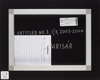 Anders Krisár, "Untitled No. 3", 2003-2004.