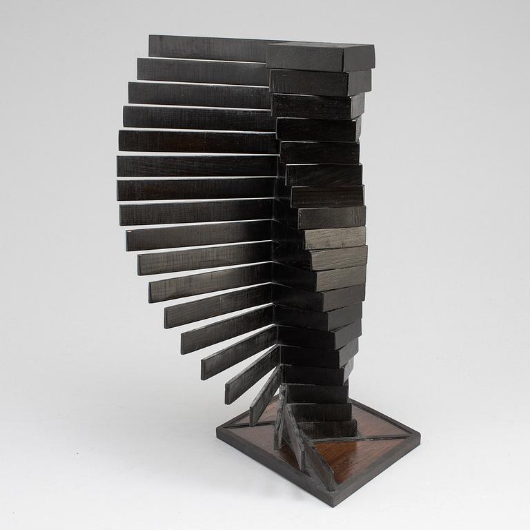 LARS KLEEN, sculpture, wood, signed and dated -89.