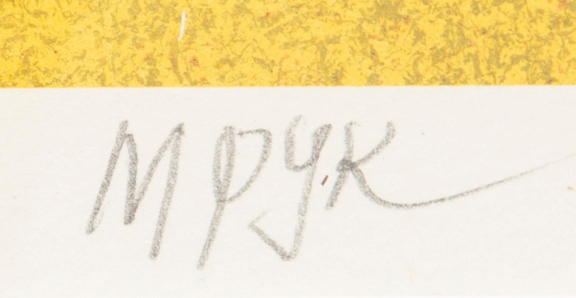 Madeleine Pyk, litografi signerad och numrerad EA XVIII/XXV.