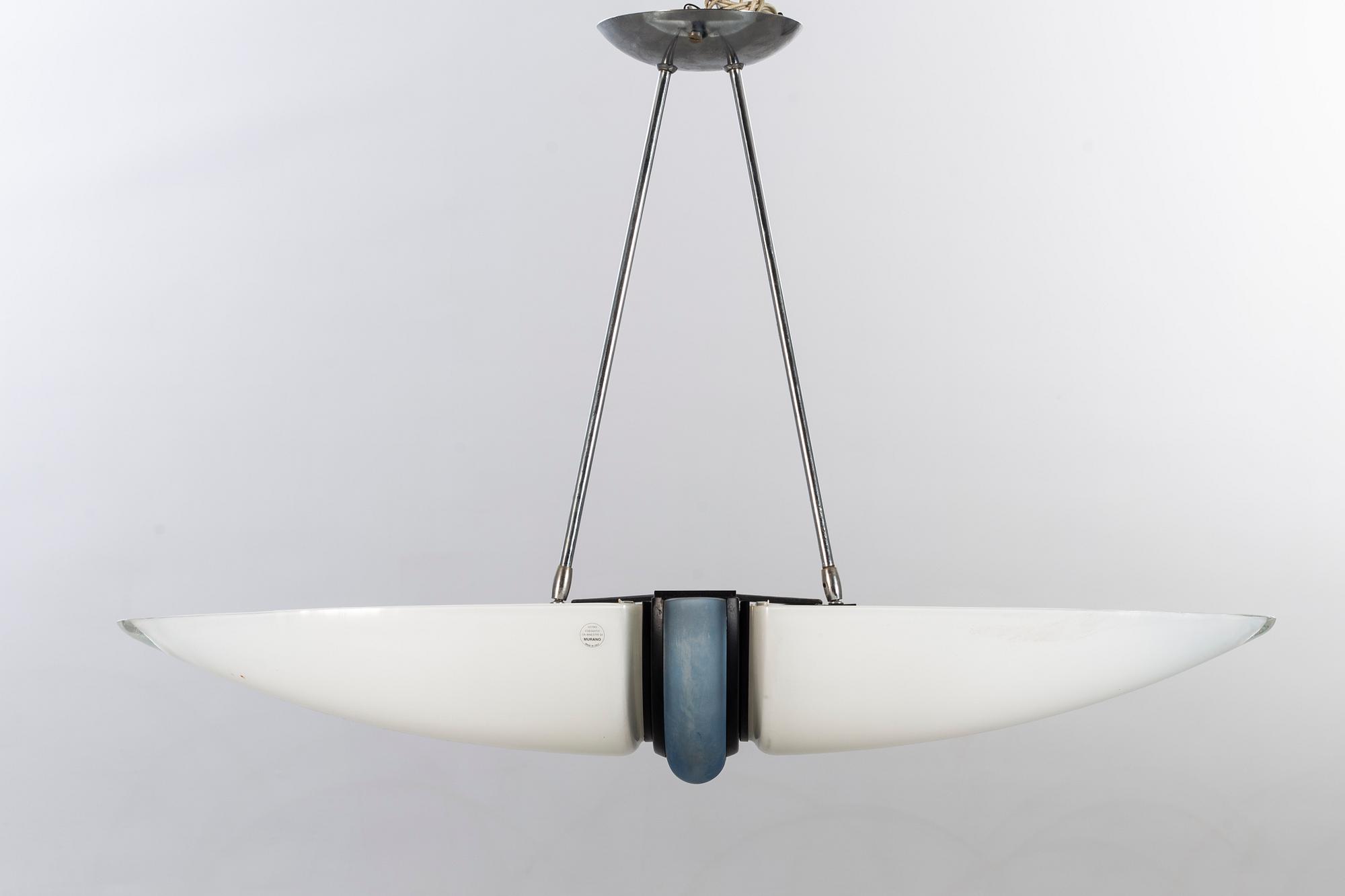 GINO VISTOSI, taklampa, Murano, Italien.