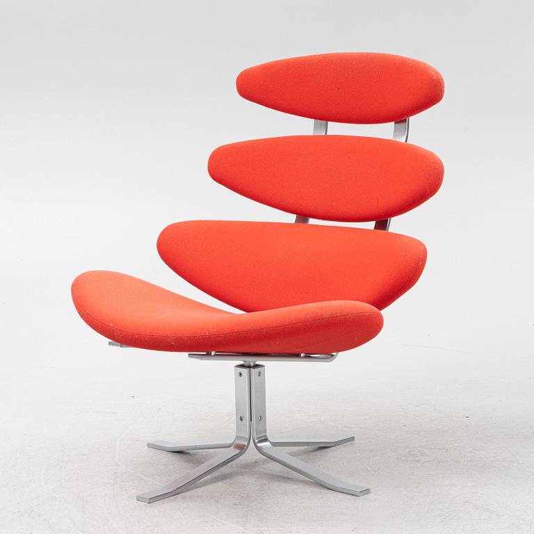 Poul Volther, fåtölj, "Corona EJ 5", Erik Jørgensen, Danmark.