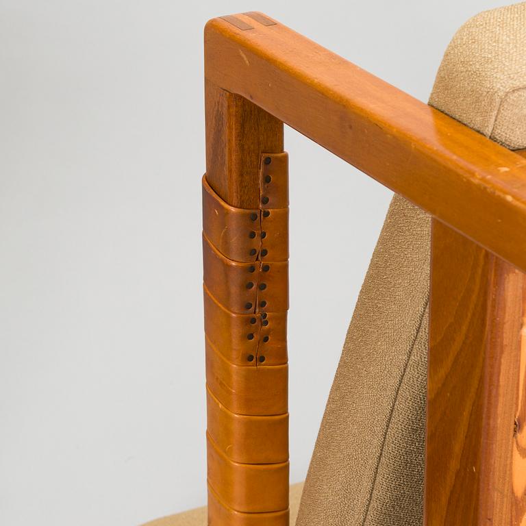 Carl Gustaf Hiort af Ornäs, a pair of late 1950s 'Rialto' open armchairs, Puunveisto Oy - Träsnideri Ab, Finland.