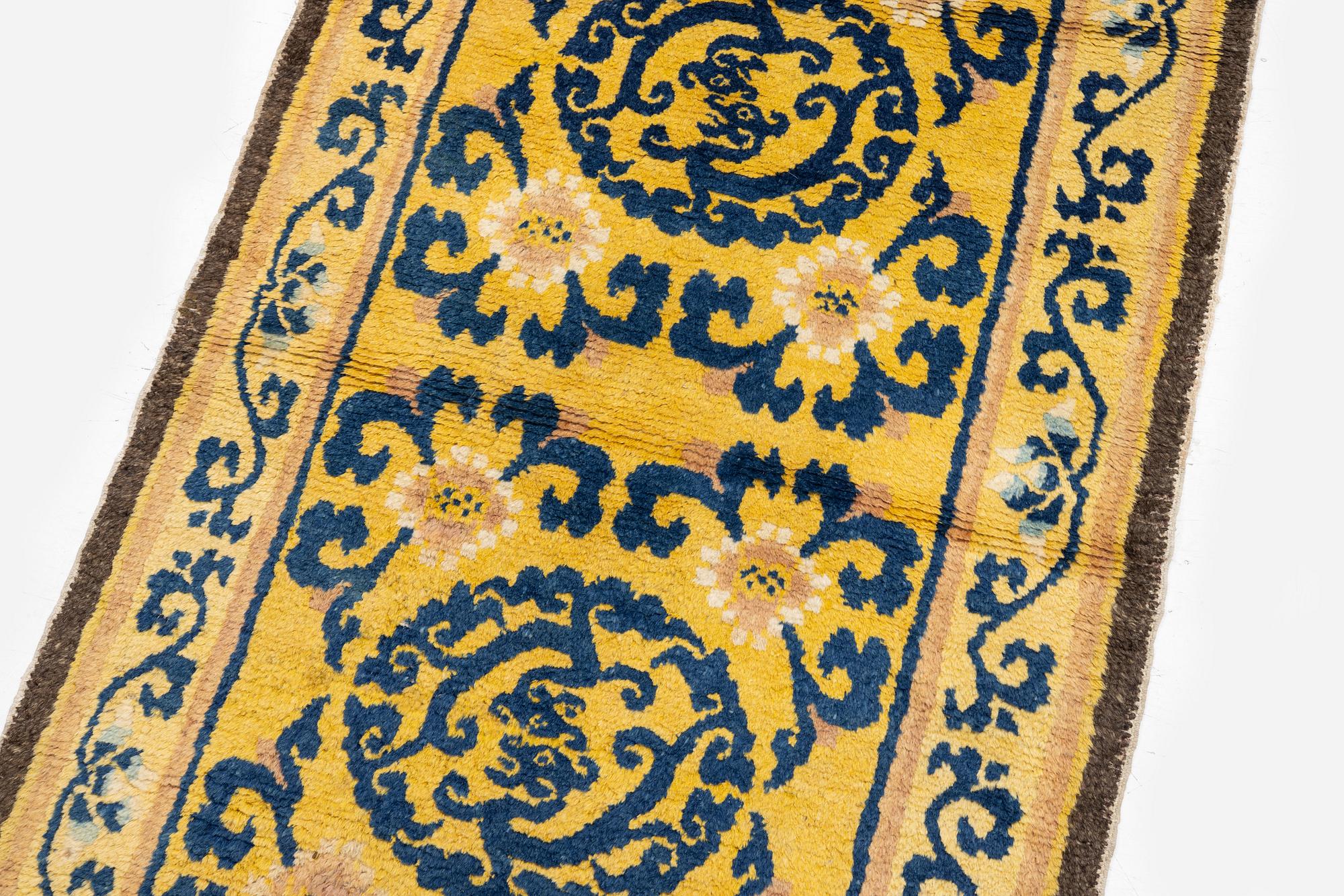 Matta, antik, Ningxia, Qingdynastin, 1700-tal, 152 x 83 cm.