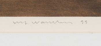Ulf Wahlberg, färglitografi, 1999, signerad 176/230.