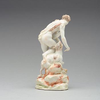 A Ludwigsburg porcelain figure, Germany, 18th Century.