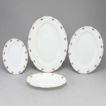 SERVIS, 58 delar, porslin, KPM, 1900-talets mitt.