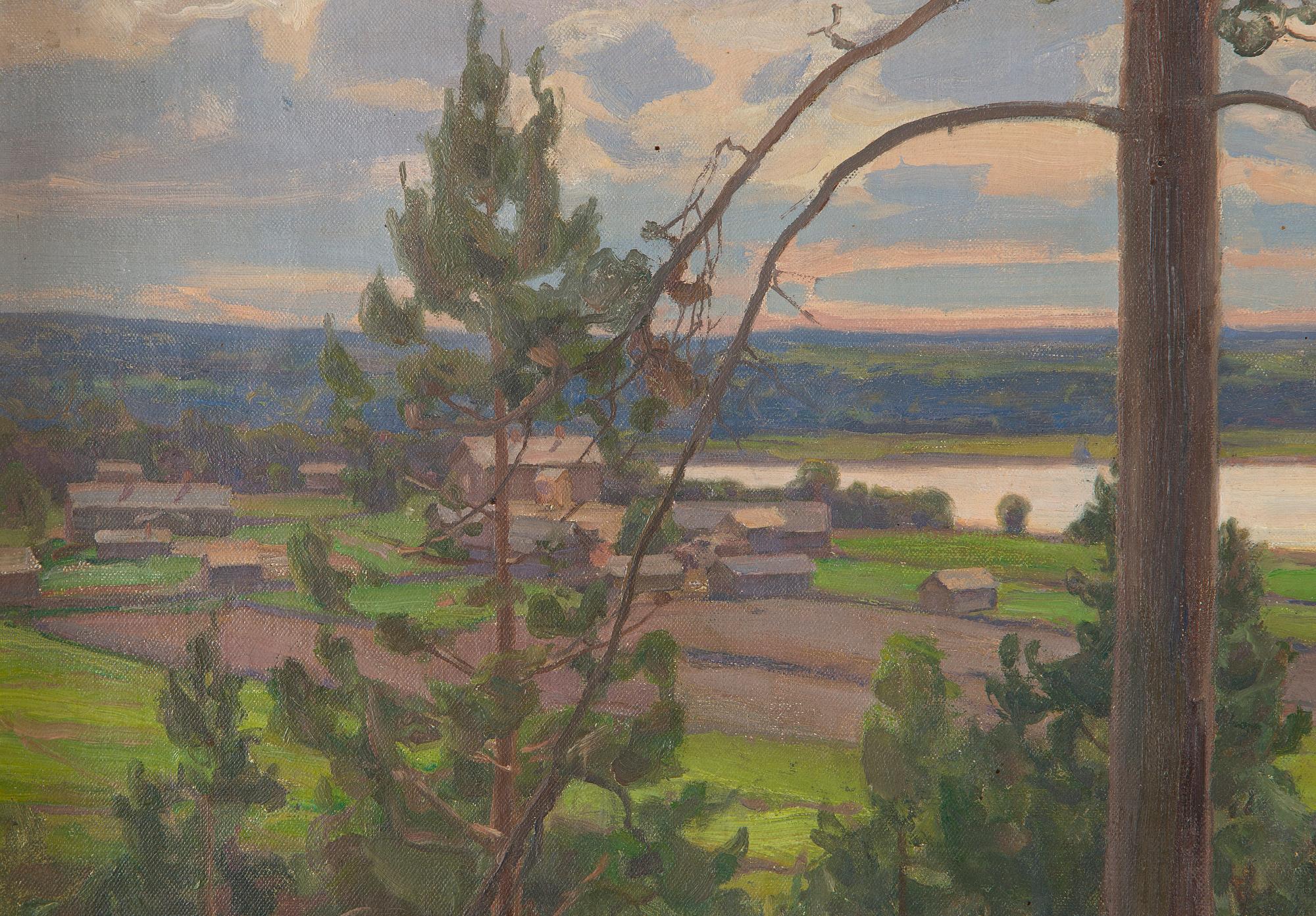 Victor Westerholm, View of the Kymmene River.