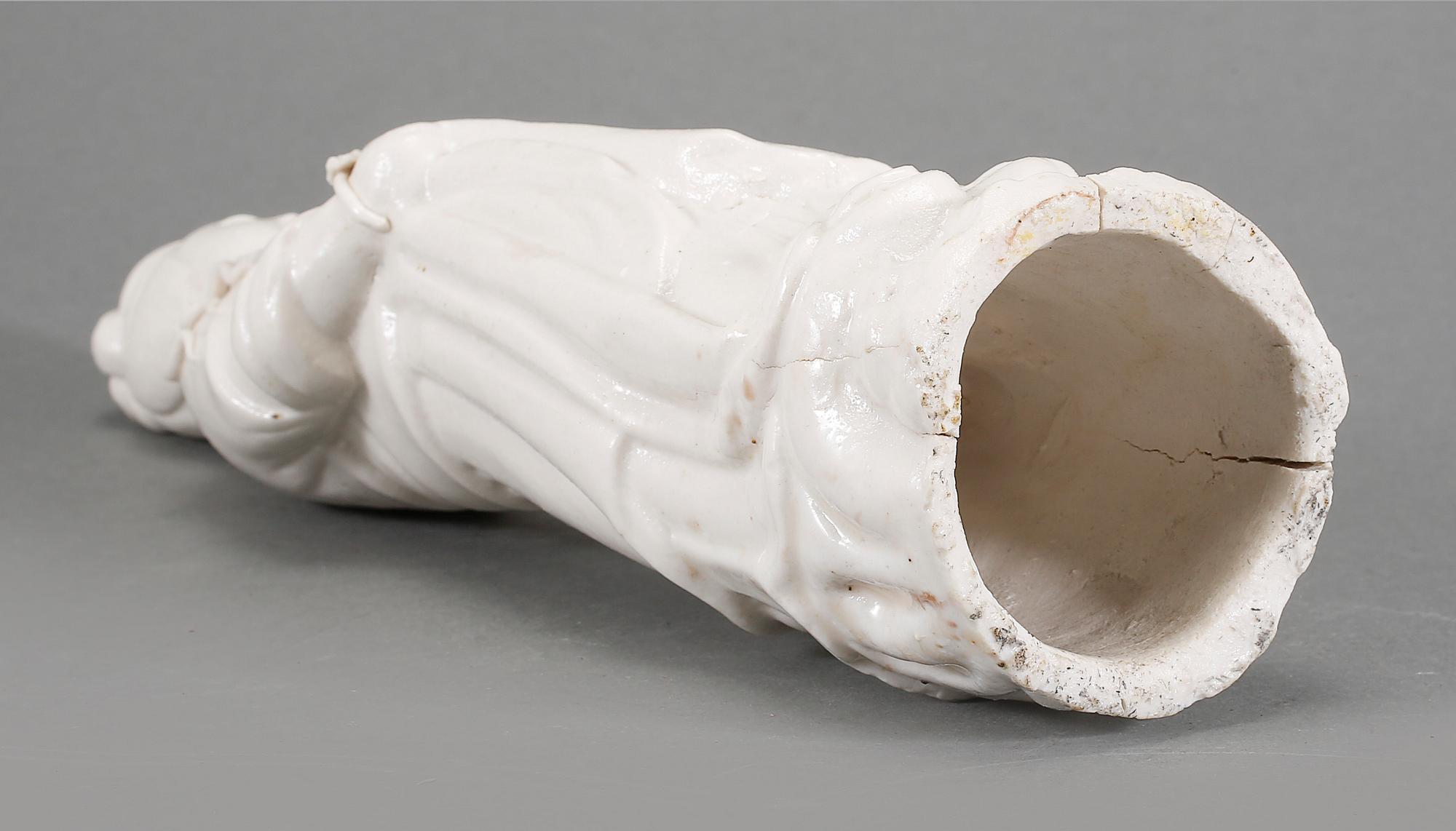 FIGURIN, porslin, blanc de chine, Kina, 1700-/1800-tal.