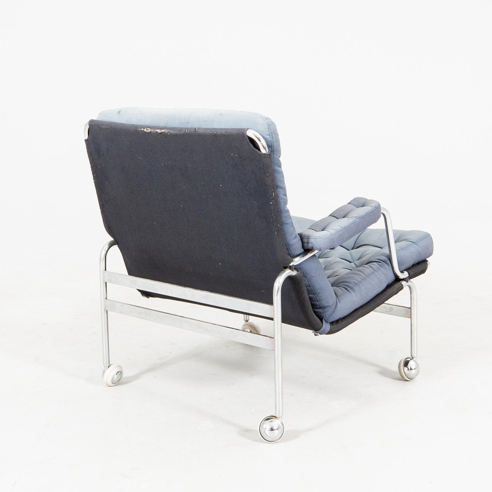 A Bruno Mathsson "Karin" easy chair for DUX alter part of the 20th century.