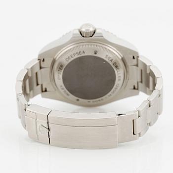 Rolex, Deepsea, Sea-Dweller, wristwatch, 44 mm.