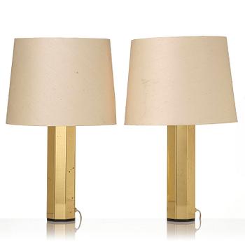 Hans-Agne Jakobsson, a pair of table lamps model B 203/36, Hans-Agne Jakobsson AB, Markaryd, 1960s-70s.