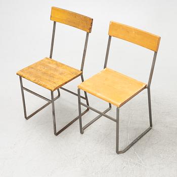 Four similar chairs, Grythyttan, mid/second half of the 20th century.