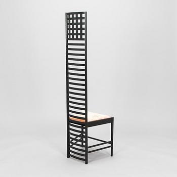Charles Rennie Mackintosh, A 'Hill house 1' chair for Cassina, signed and numbered.