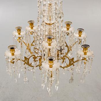 A chandelier around 1900.