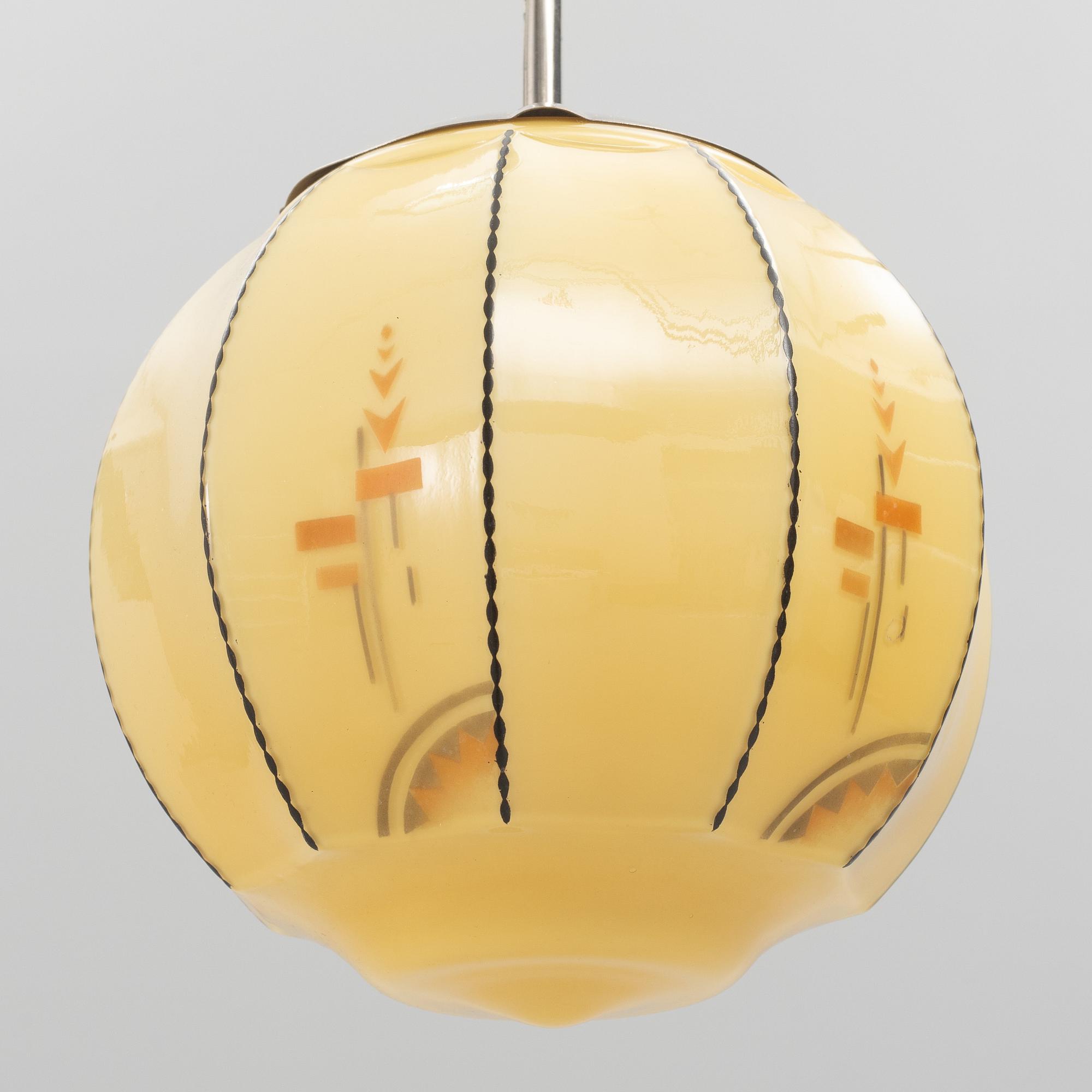 A celing light, 1930's.