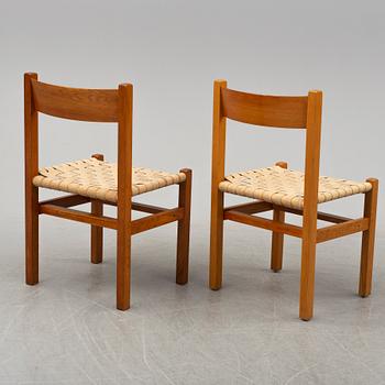 A set of nine chairs by Andrées Fabriks AB, Ruda.