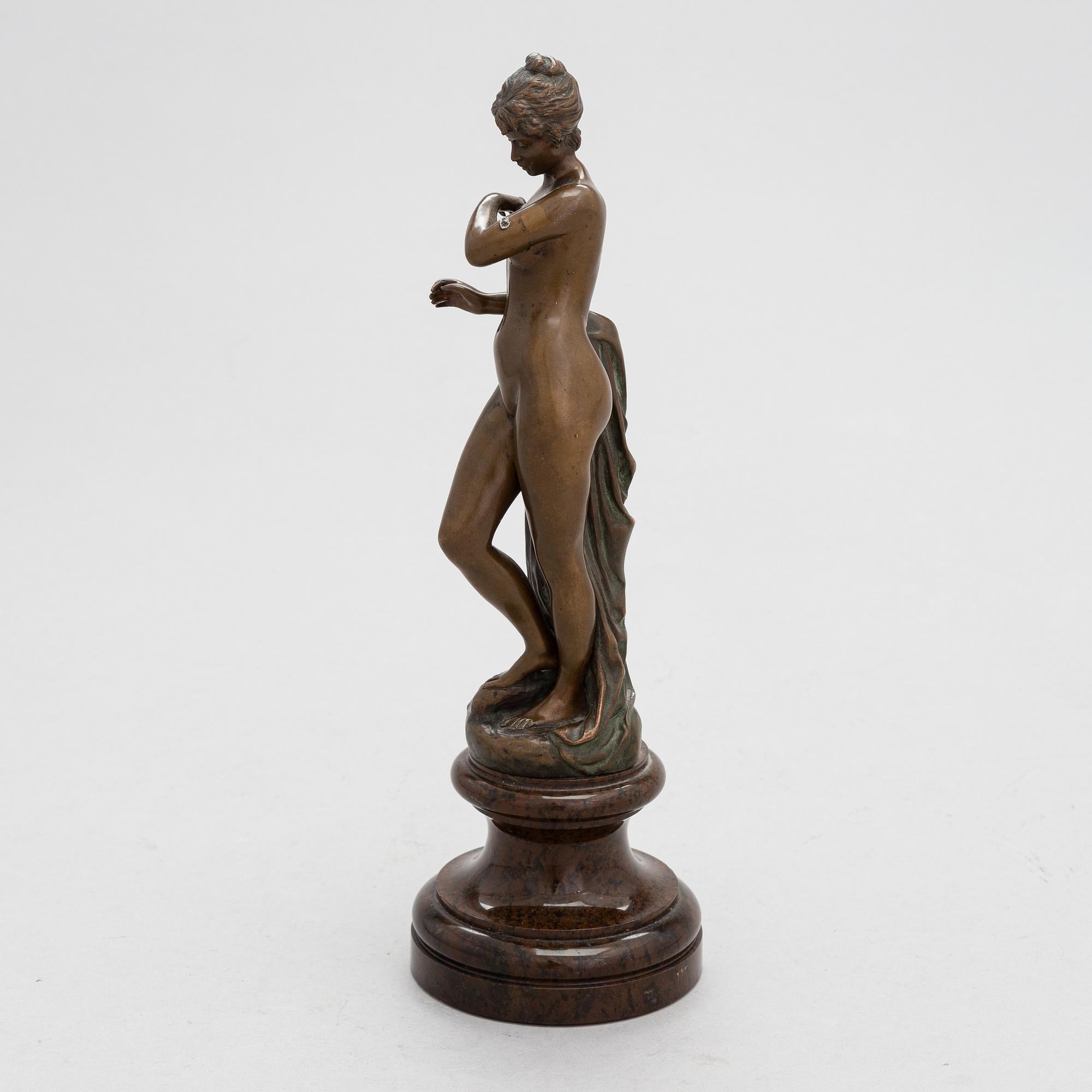 Felix Görling, a bronze sculpture, signed and marked H. Gladenbeck u. Sohn.