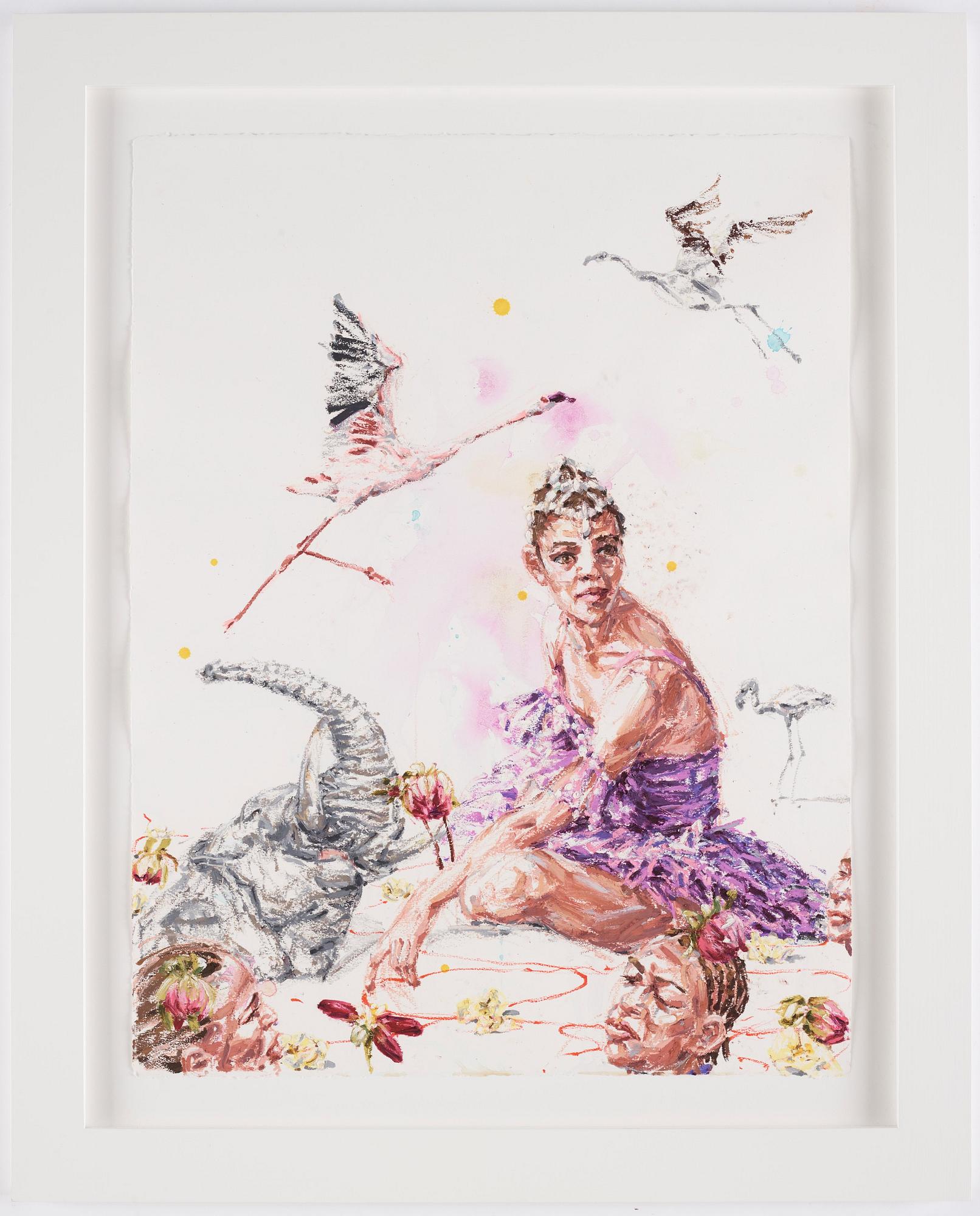 Linn Fernström, "Ballerina med tranor".