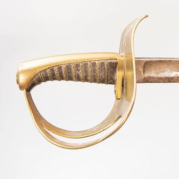 A pair of Swedish cavalry swords 1854 pattern.