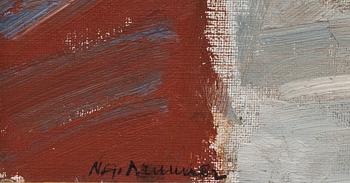 NILS-GÖRAN BRUNNER, olja på uppfodrad duk, signerad.