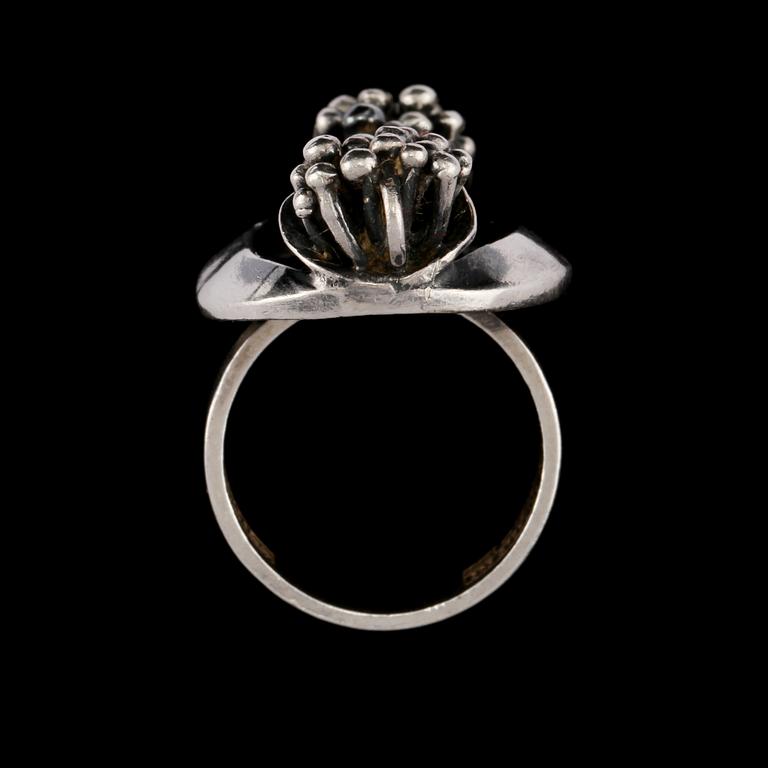 RING, sterlingsilver, E. Granit & Co, Helsingfors, Finland. Vikt 8 g.