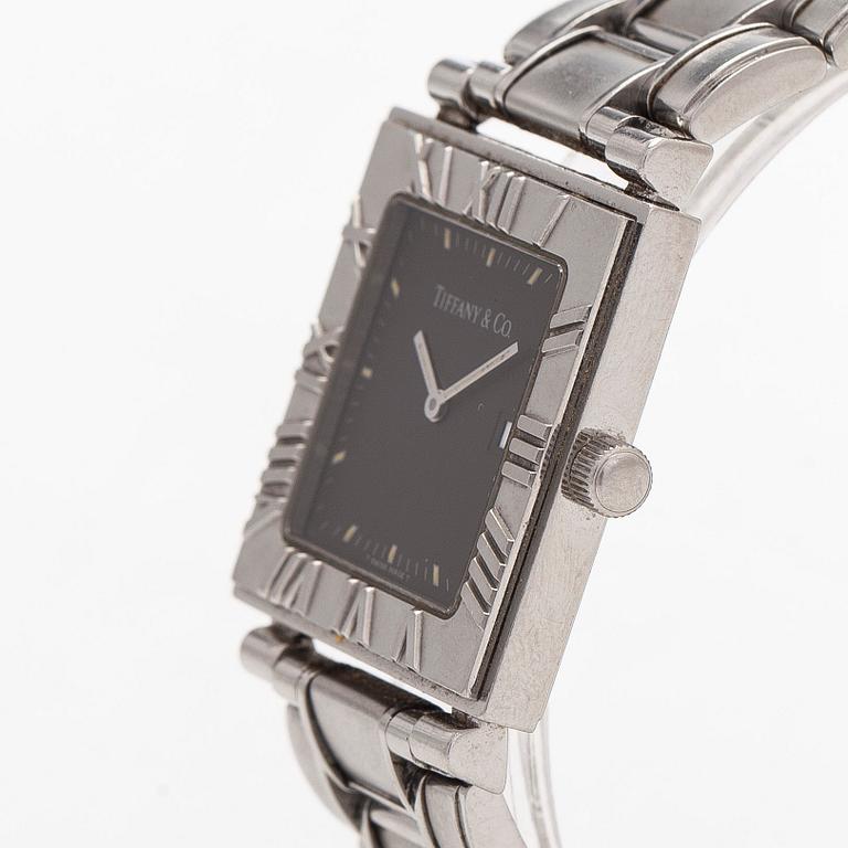 Tiffany & Co, Atlas, rannekello, 28,5 x 28,5 mm.
