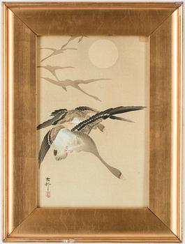 OHARA KOSON, färgträsnitt, 2 st, Japan 1900-talets början.