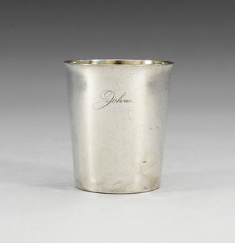 761. BÄGARE, , silver. J.F.Bäckström, Stockholm 1818.
