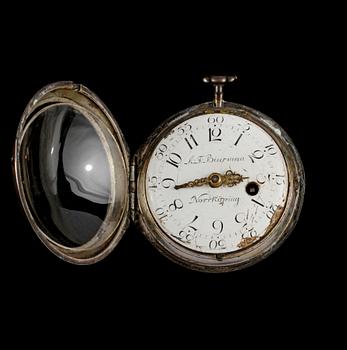 SPINDELUR, silver, Adolph Fredrik Bjurman, Norrköping, 1700-talets slut.