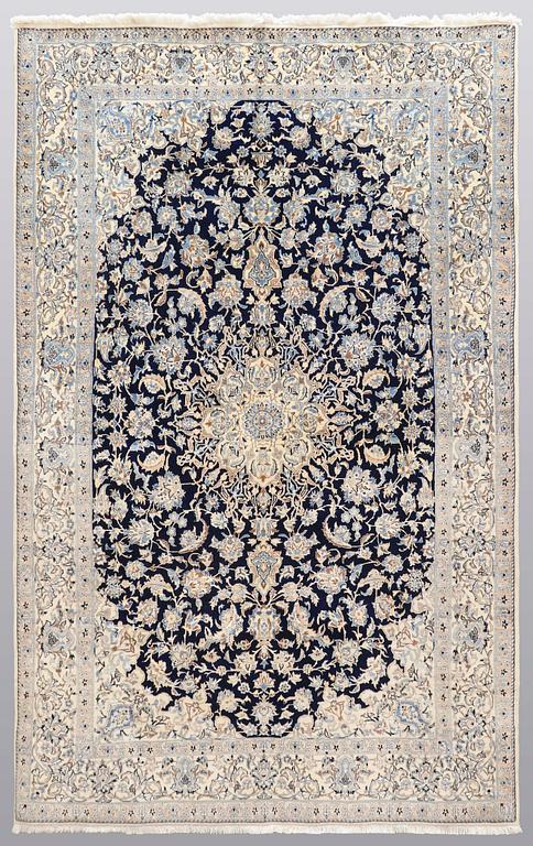 Matto, Nain part silk s.k 6LAA, ca 248 x 155 cm.