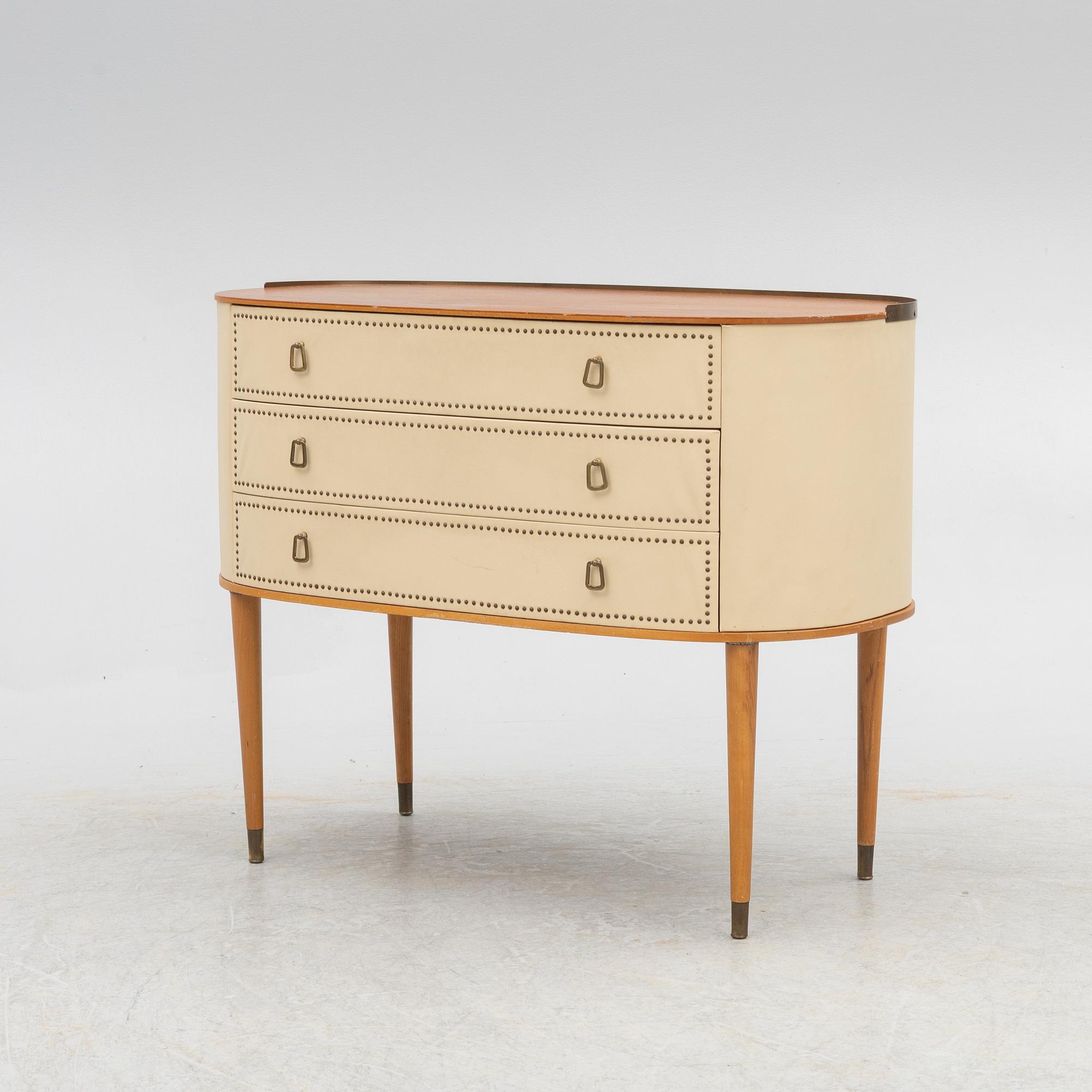 Halvdan Pettersson, a Swedish Modern dresser, Tibro Möbelfanrik, 1950's.