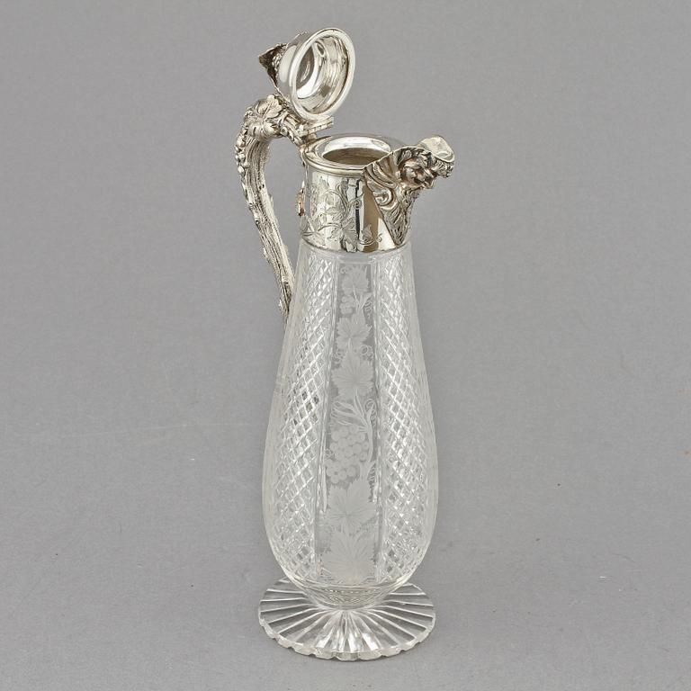 KANNA, nysilver samt glas, 1900-tal.