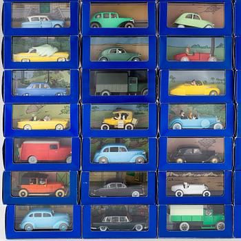 Toy cars, 56, Tintin, Hergé-Moulinsart.