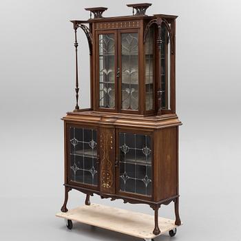 An early 20th century display cabinet.