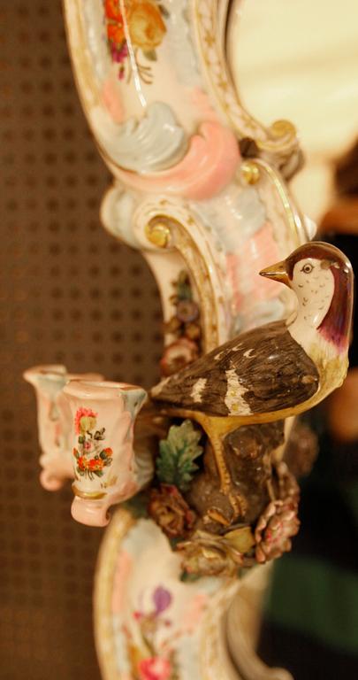 SPEGEL, porslin, Tyskland, 1800-tal.