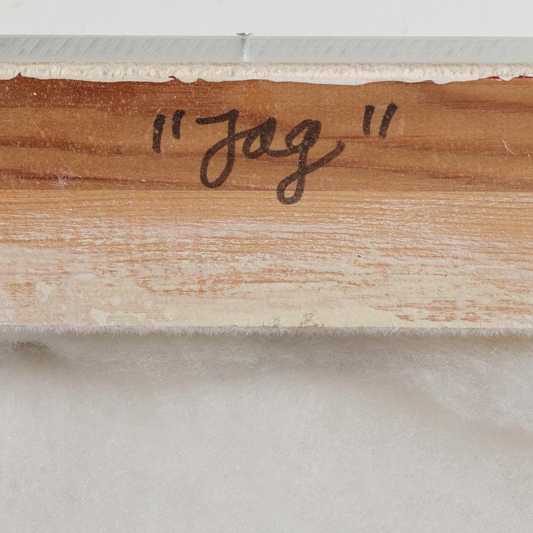 Marie-Louise Ekman, assemblage in plexiglass box, verso signed M-L Ekman and dated 2007.