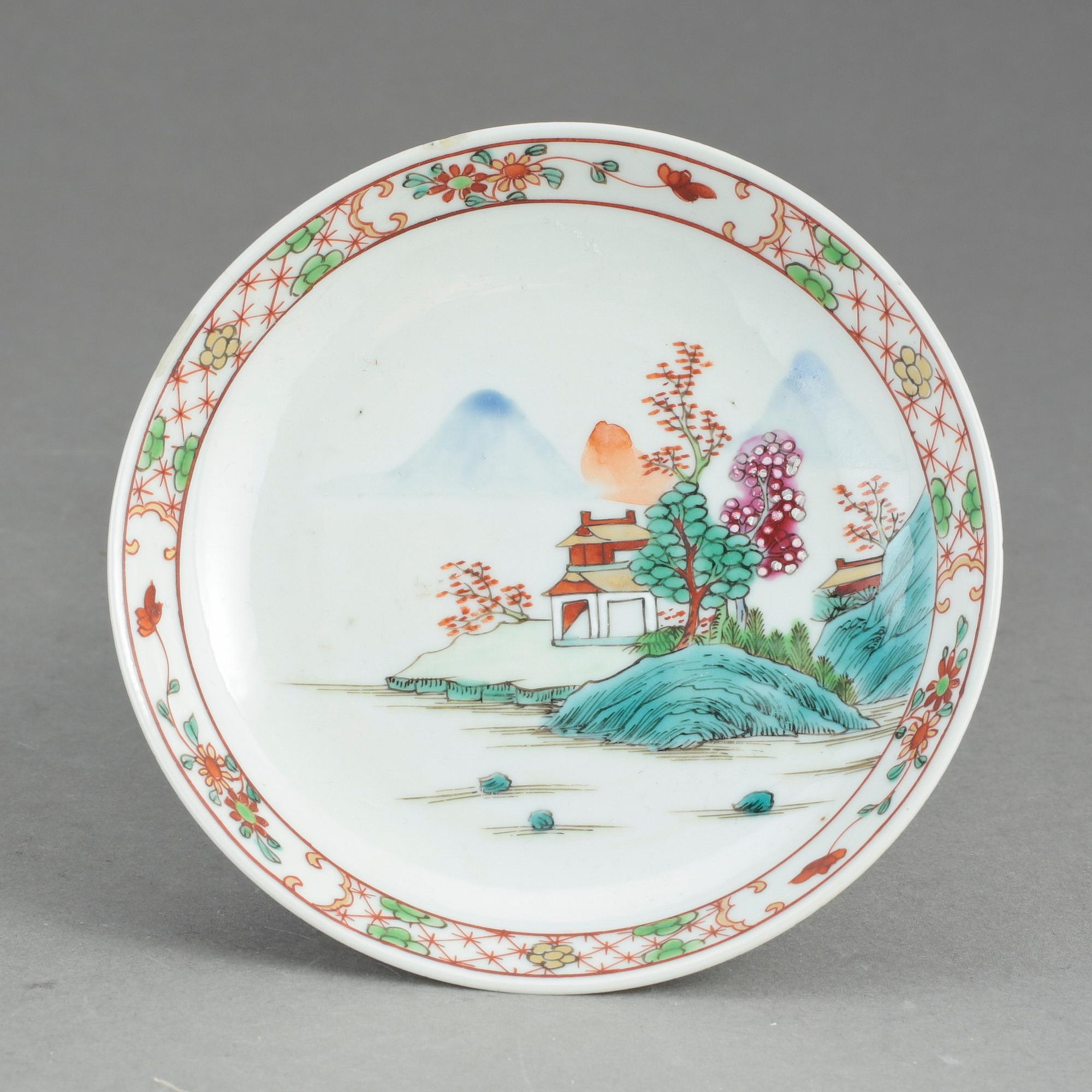 FAT, porslin, Kina, Qianlong, (1736-95).