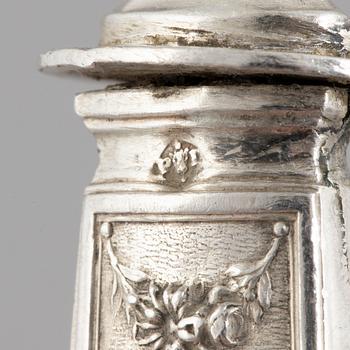 Fiskbestick, 34 delar, silver, Frankrike, omkring år 1900.