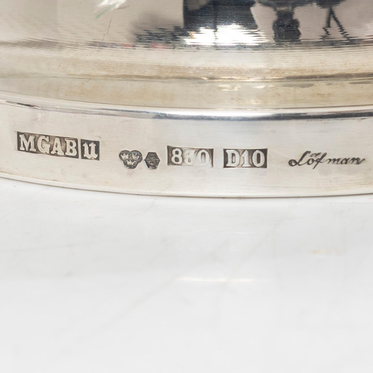 Eric Löfman, A silver bowl, KG Markström, Uppsala 1978.