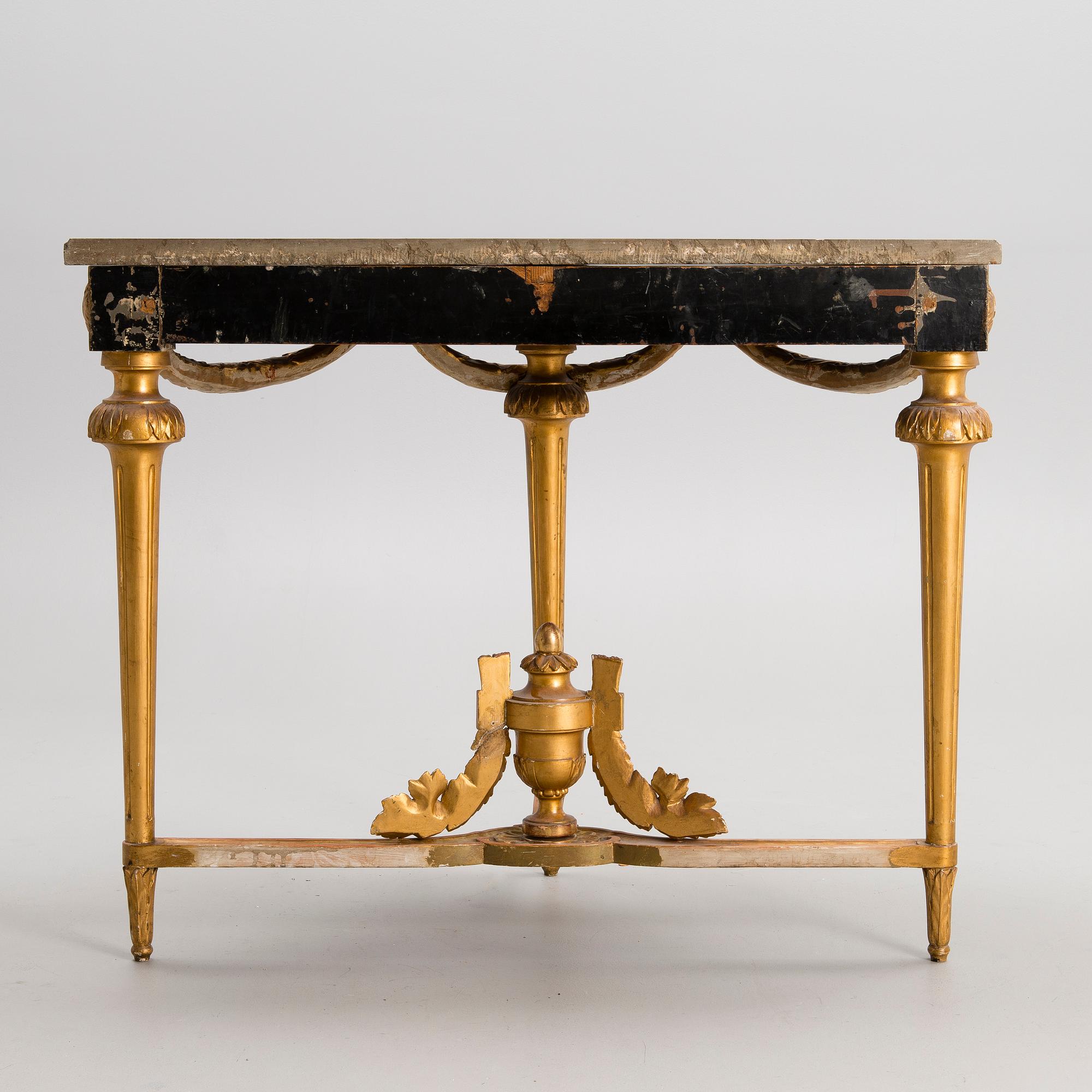 GUSTAVIANSKT KONSOLBORD, sent 1700-tal.