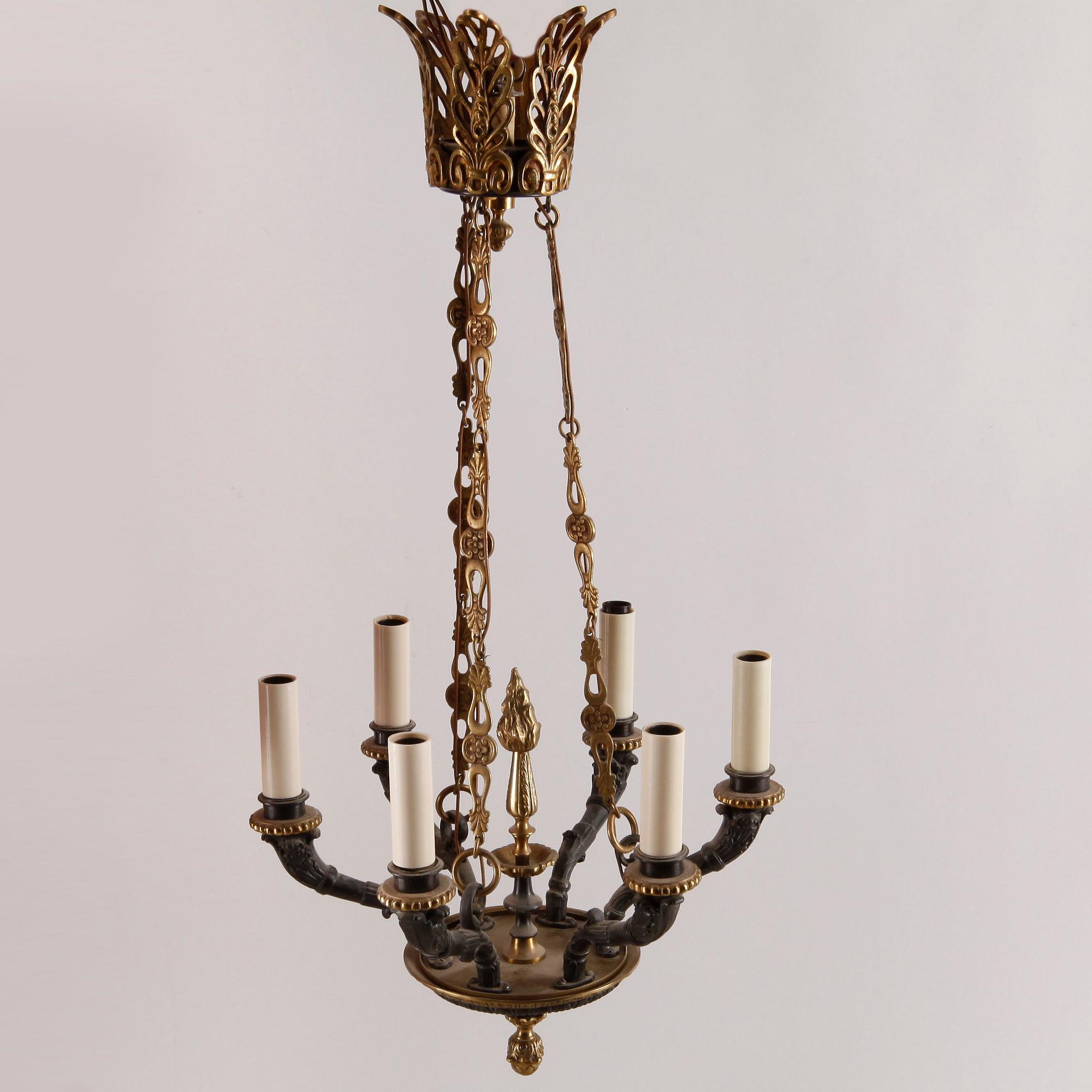 LJUSAMPEL, empire-stil, 1900-tal.