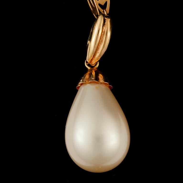 PARTI SMYCKEN, 5 delar, 18k guld. Vikt ca 20,5 gram.