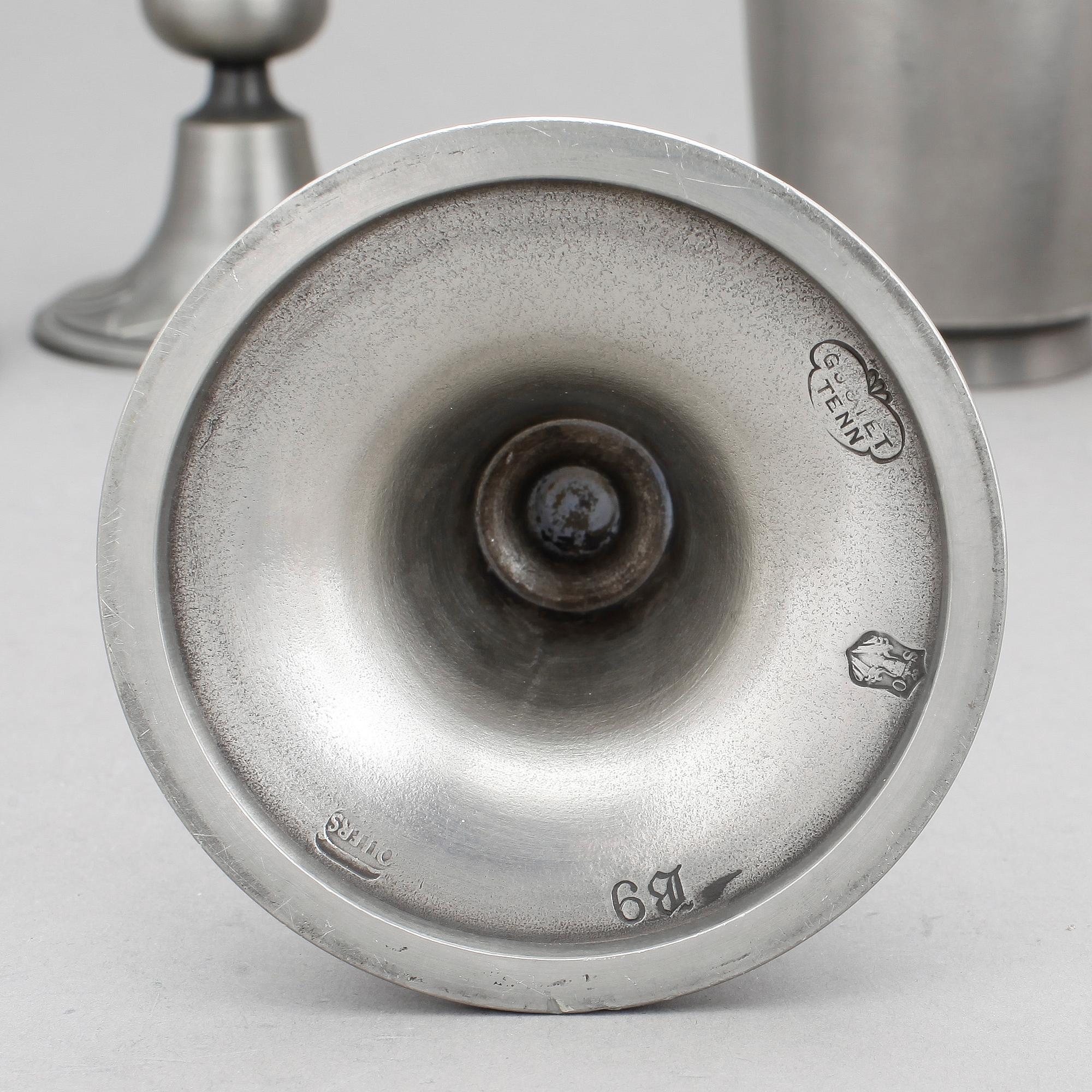 PARTI TENN, 5 delar, Edvin Ollers, Schröder och Olsson, Stockholm, bland annat 1928.