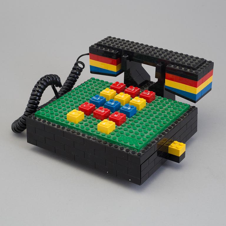 A 'Super Blocks' phone from Tyco, 1980's.