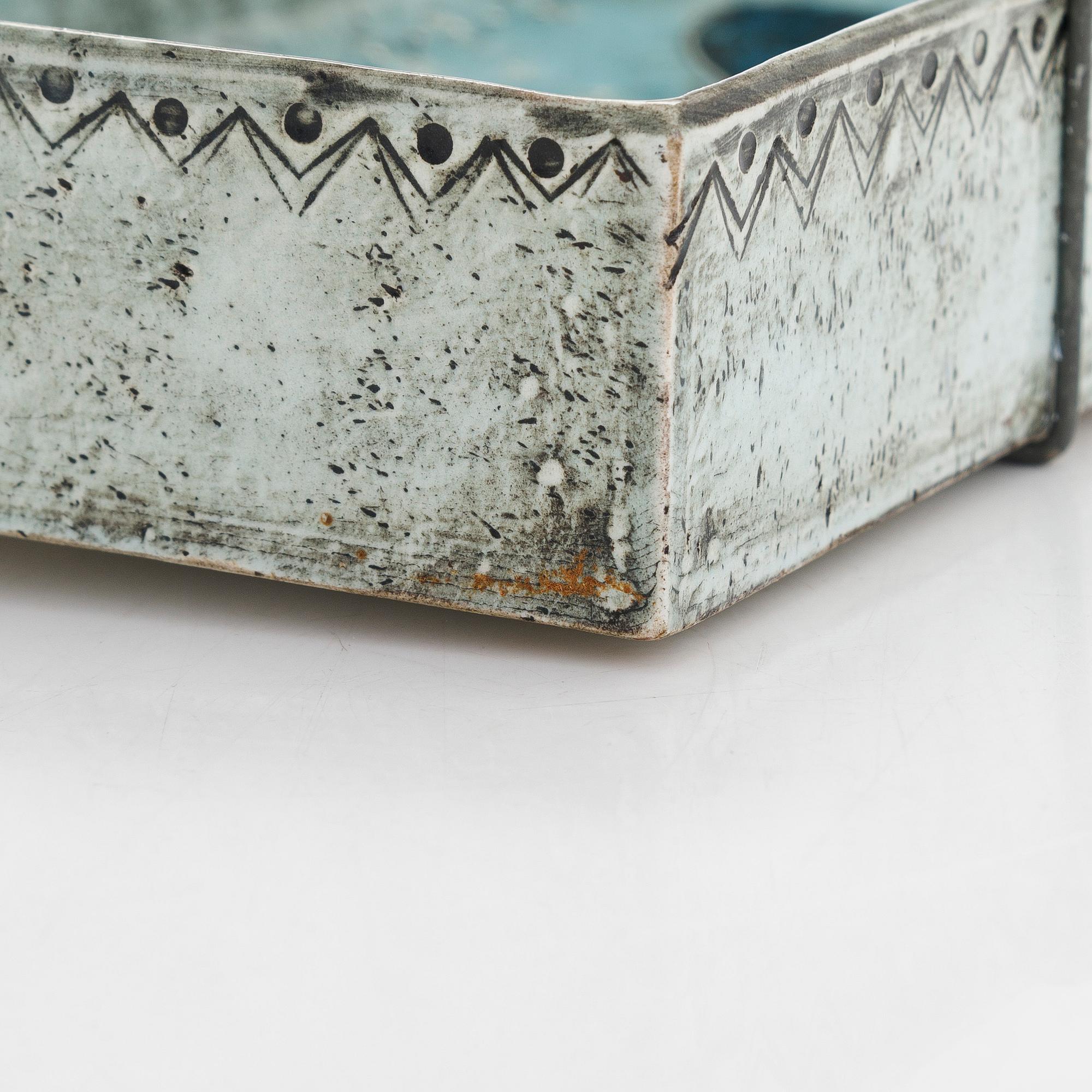 Rut Bryk, a stoneware relief signed BRYK.