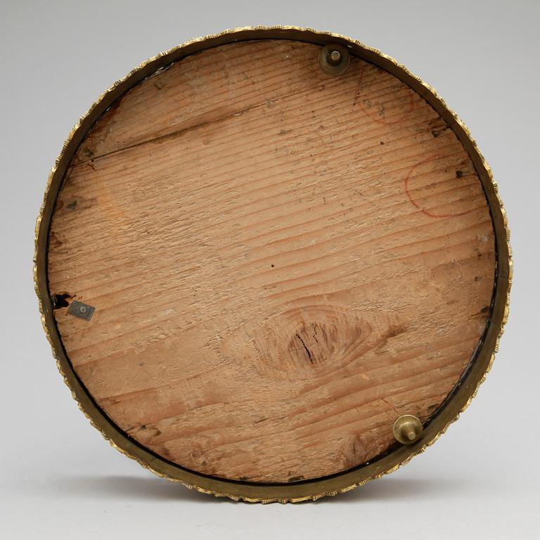 BORDSPLATEAU, brons. Empire 1800-talets första hälft.