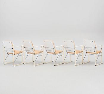 Yrjö Kukkapuro, a set of five chairs, Finland.