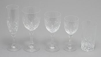 SERVISDELAR, 37 st, glas, 1900-tal.