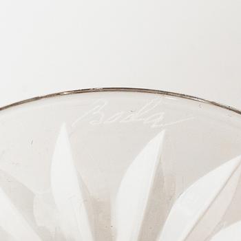 Fritz Kallenberg, a 108-piece 'Pyramid' glass service, Kosta Boda, Sweden, 20th Century.